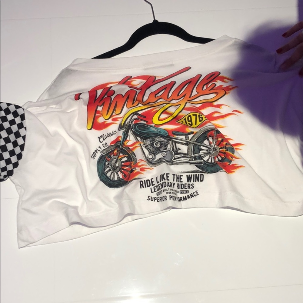 Cropped Racer tee - Picture 3 of 3